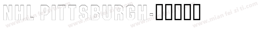 NHL Pittsburgh字体转换